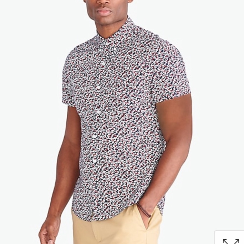 J Crew Factory NWT short sleeve floral print short